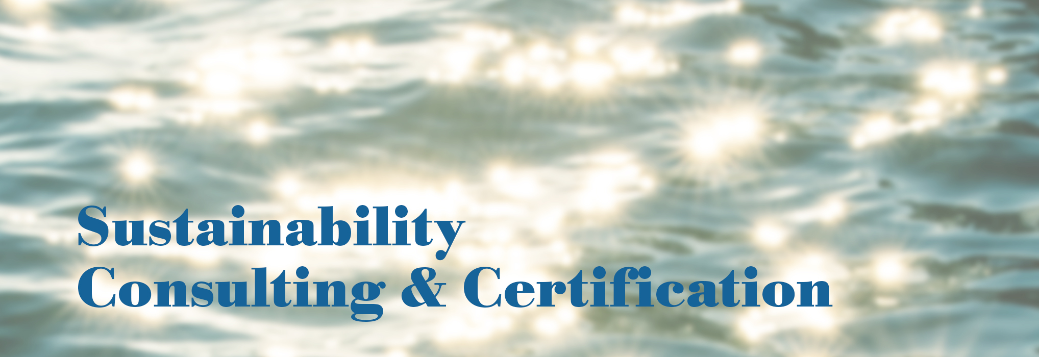 Sustainability Consulting & Certification