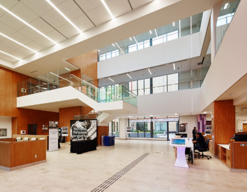 Interior of Peel Memorial Centre for Integrated Health and Wellness