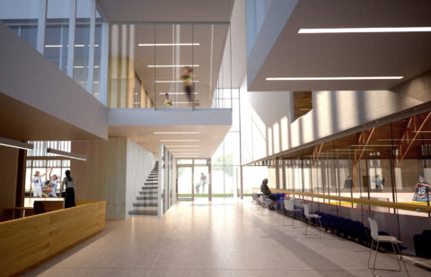 Interior of Oakville Arena