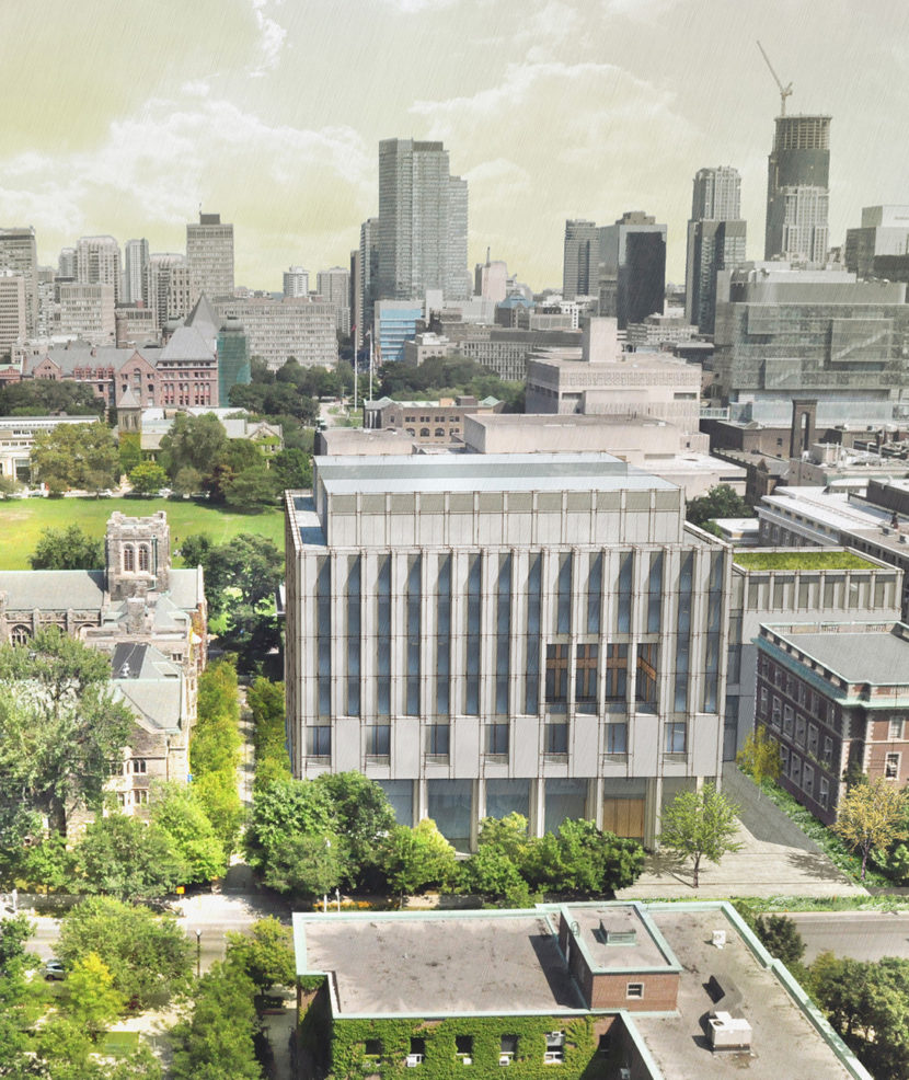 Rendering of exterior of University of Toronto Centre for Engineering, Innovation, and Entrepreneurship